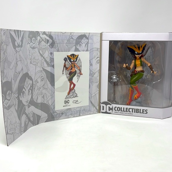 DC Collectibles Artists Alley: Hawkgirl by Chrissie Zullo Designer Vinyl Figure - Picture 2 of 8